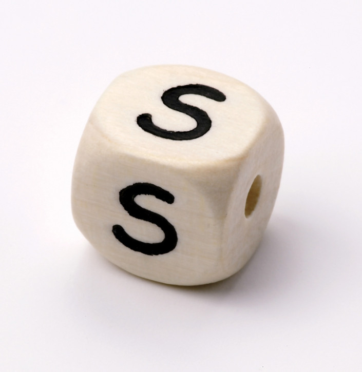 Schnulli-Buchstaben-Würfel 10 mm S