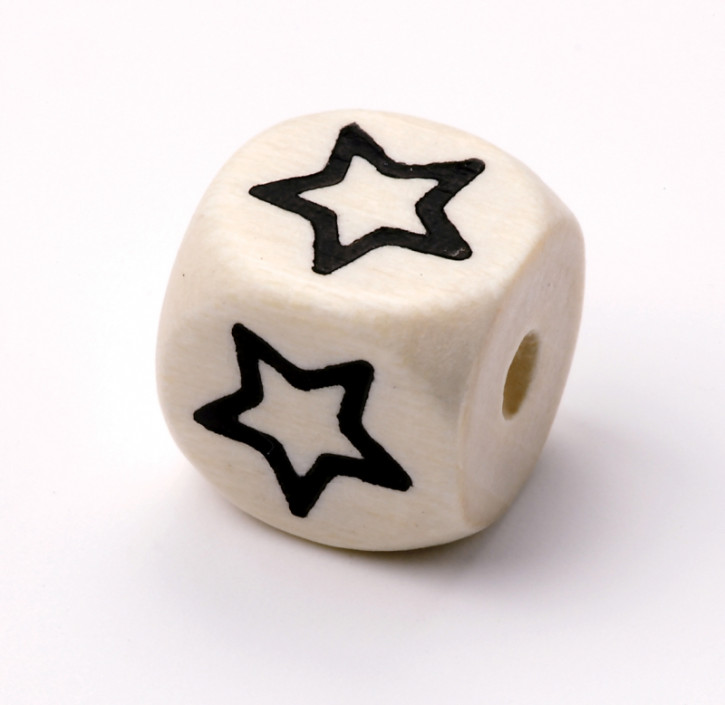 Schnulli-Buchstaben-Würfel 10 mm Stern