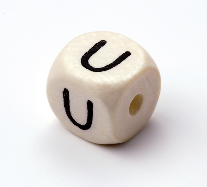 Schnulli-Buchstaben-Würfel 10 mm U