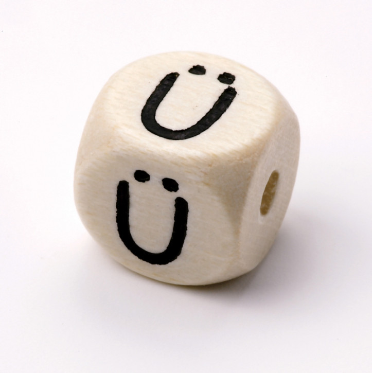 Schnulli-Buchstaben-Würfel 10 mm Ü