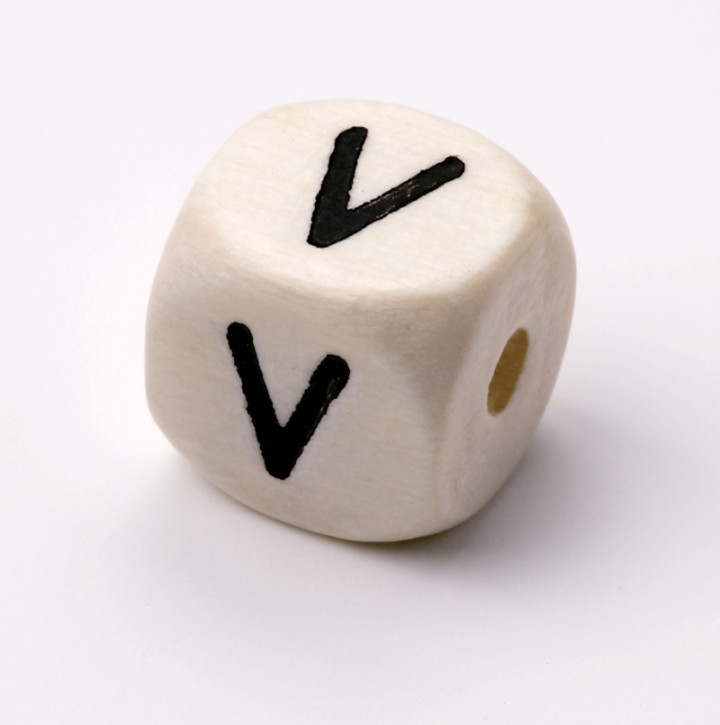 Schnulli-Buchstaben-Würfel 10 mm V