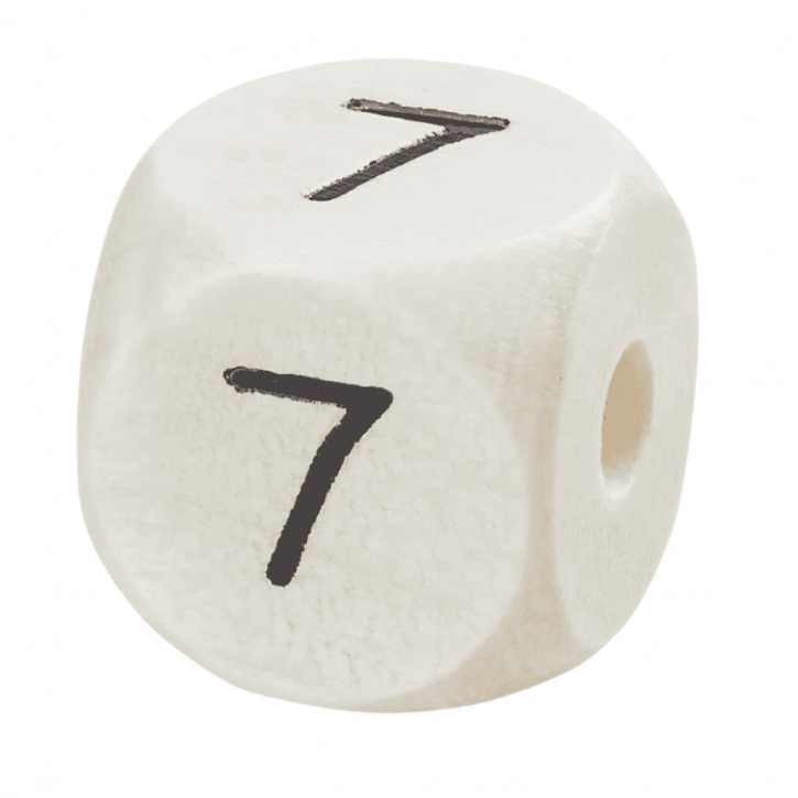 Schnulli-Zahlen-Würfel 10 mm 7