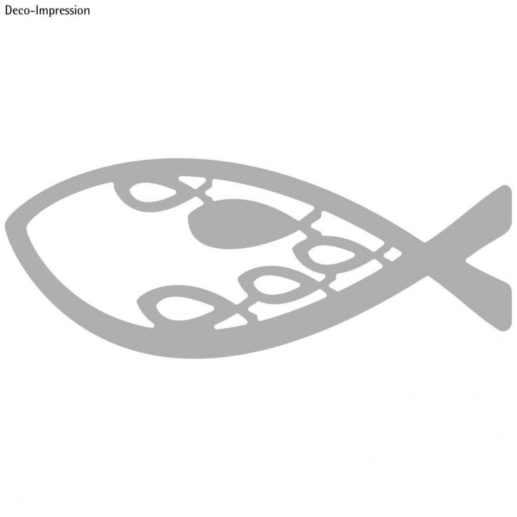 Stanzschablone: Fisch 8x3,1cm, SB-Btl 1Stück