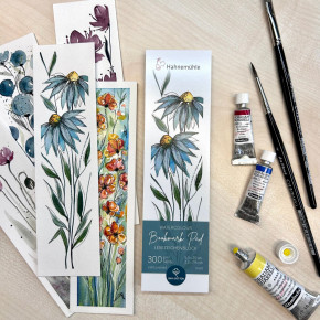 Bookmark Pad 5,5x20cm 300g matt, 15 Blatt
