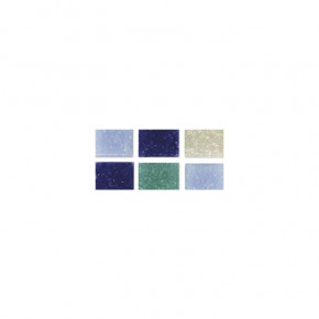 Artdecor Mosaik Mix, hellblau 2x2cm, ca.325Stück, Dose 1kg
