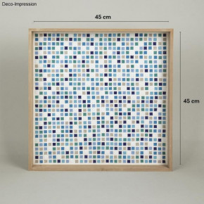 Artdecor Mosaik Mix, hellblau 1x1cm, ca.1500Stück, Dose 1kg