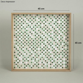 Artdecor Mosaik Mix, grün 1x1cm, ca.1300Stück, Dose 1kg