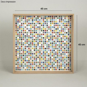 Artdecor Mosaik Mix, bunt 1x1cm, ca.1500Stück, Dose 1kg