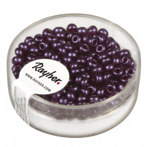 Rocailles verwachst, 2,6mm, Dose 7g-violett