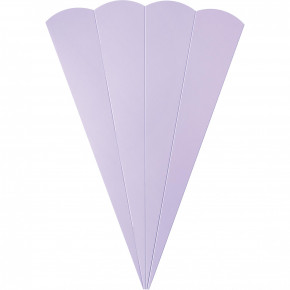 Schultütenrohlinge, stabiler Karton 400g/qm, 6-eckig, 68 cm, flieder