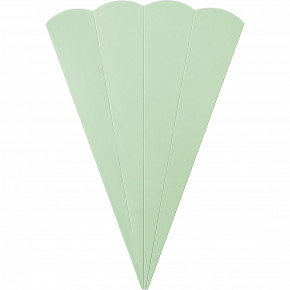 Schultütenrohlinge, stabiler Karton 400g/qm, 6-eckig, 68 cm, mint