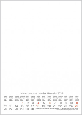 Foto-Malen-Basteln Bastelkalender A5 weiß 2026