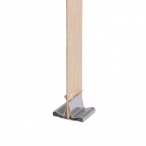 Holzdocht mit Metall Dochthalter 1,5x15cm, SB-Btl. 1Set