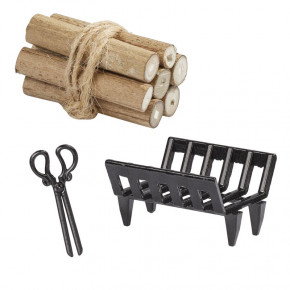 Kamin-Set ca. 1,7-3cm 3-teilig