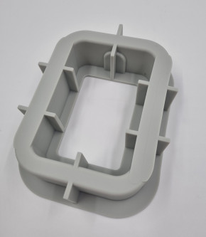 Silikon Gießform Vase Rechteck, Box, 10,5x14x3,7cm