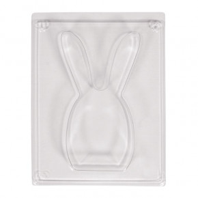 PET Gießform Häschen Motiv: 12,3x6,8cm, Tiefe bis 1,8cm