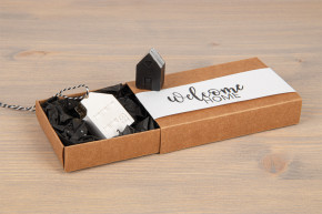 Silikon Gießform Mini Häuser 14,5x26x2cm, 15 Formen