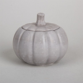 Silikon Gießform 3D Kürbis, 10cm mit Deckel, Höhe 8,5cm