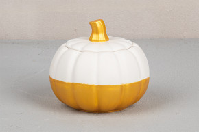Silikon Gießform 3D Kürbis, 10cm mit Deckel, Höhe 8,5cm