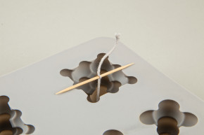 Silikon Gießform Bubble Kerzen 24,4x18x50cm, 12 Formen