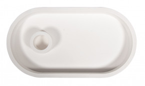Silikon Gießform Kerzenständer Oval 18,5x10,3x2,5cm, inkl.3x5 Schablonen