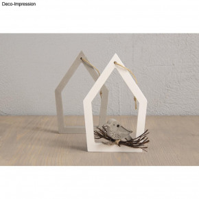 Silikon Gießform Vogelhäuser + Vögel 14,5x26x1,2cm, 5 Formen, Box 1Stück