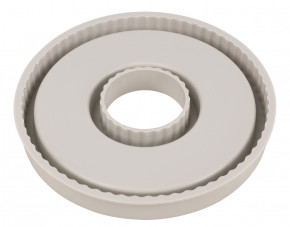 Silikon Gießform Untersetzer Ring, geriffelt, ø 17cm x H 2cm