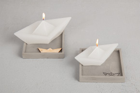 Silikon Gießformen Set Origami Boote, 8x4x2,9cm, 12x6x4,3cm, 16x8x5,6cm