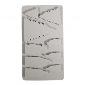 Silikon Gießform Wichtelfamilie 14,5x26x1cm, 9 Formen, Box 1Stück