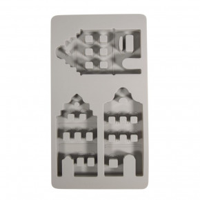 Silikon Gießform Nordic Häuser 14,5x26x1,7cm, 3 Formen, Box 1Stück