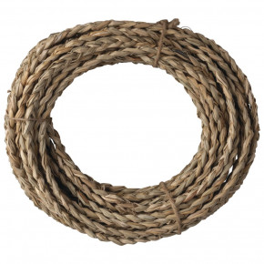 Schilfgras Band, 3fach geflochten 10m, 1cm breit, natur, Bündel 1Stück