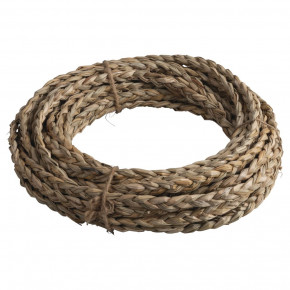 Schilfgras Band, 3fach geflochten 10m, 1cm breit, natur, Bündel 1Stück