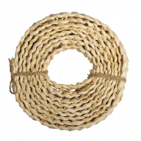 Maisblatt Band, 5fach geflochten 3m, 2,5 cm breit, natur, Bündel 1Stück