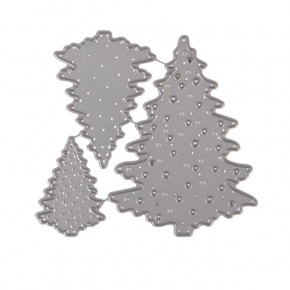 Stanzschablone Winterwald 2,4-5,3cm x 3,5-7,2cm, SB-Btl. 3Stück