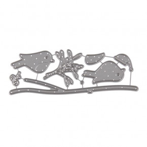 Stanzschablone Wintervögel 0,2-10,3 x 0,2-3,6 cm, SB-Btl. 8Stück