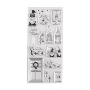 Clear Stamps - Wichtelpost Clear Stamps - Wichtelpost, 97x205mm, 14 Motive, SB-Btl. 1Bogen