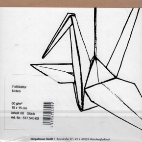 Faltblätter Noten, 80g/m², 15x15cm, 60Blatt