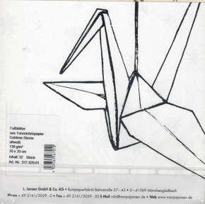 Faltblätter Altweiß Godenesterne, 130g/m², 20x20cm, 32Blatt