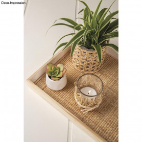 Rattan Geflecht, natur 35x60cm, Rolle 1Stück, natur