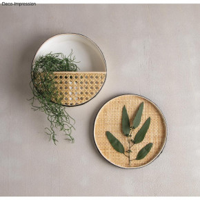 Rattan Geflecht, natur 35x60cm, Rolle 1Stück, natur