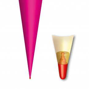 Schultütenrohling, 70 cm, pink, rund