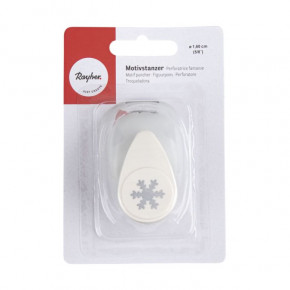Motivstanzer: Schneeflocke, 1,6cm ø (5/8''), SB-Blister 1Stück