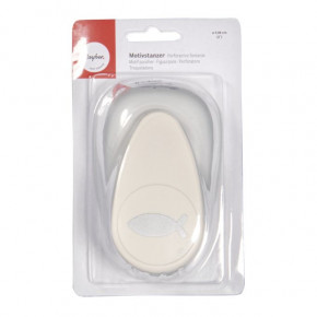 Motivstanzer: Fisch 5cm, (2''), SB-Blister 1Stück
