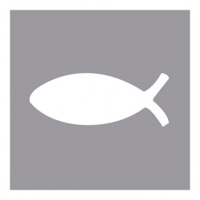 Motivstanzer: Fisch 5cm, (2''), SB-Blister 1Stück