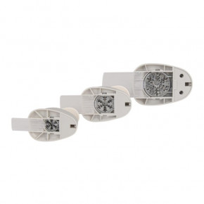 Motivstanzer Set: Schneeflocken 1,6cm+2,54cm+3,81cm, SB-Blister 3Stück