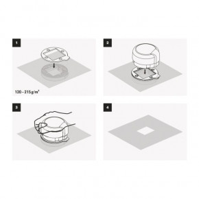 Fliegender Stanzer Herz, 5,08cm ø (2''x2''), SB-Blister 1Stück