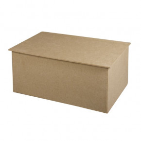 Pappmaché Sortierbox, FSC Recycled 100% 22,5x14x10cm, 4 kl., 1 gr. Innenfach
