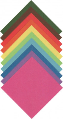 Origami Papier Basic Mix 10fach sortiert 20x20cm, 70g/m², 100Blatt