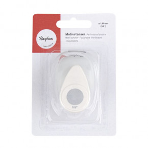 Motivstanzer: Rund, 1,6cm ø (5/8''), SB-Blister 1Stück