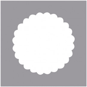 Motivstanzer: Rund mit Zierrand ø 5,08 cm, (2'')